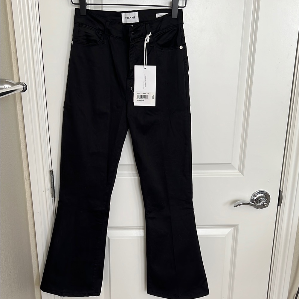 Frame Denim Women's Flare Black Jeans